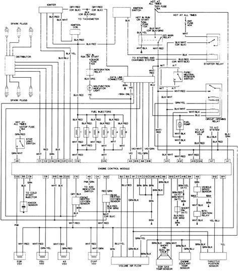 84 toyota 4runner wiring diagram schematic 